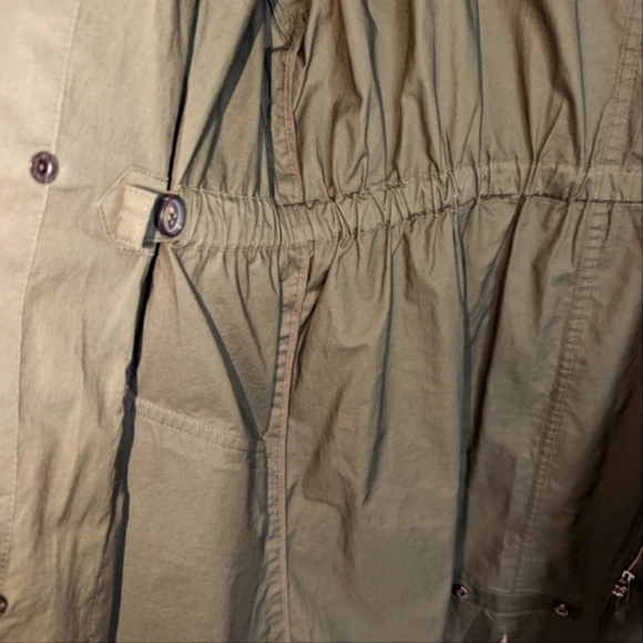 ATM Hooded Utility Military Green Jacket... Size.. Small - Picture 5 of 8